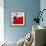 Three Tiny Windows in Red Wall-Gilbert Claes-Framed Giclee Print displayed on a wall