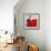 Three Tiny Windows in Red Wall-Gilbert Claes-Framed Giclee Print displayed on a wall