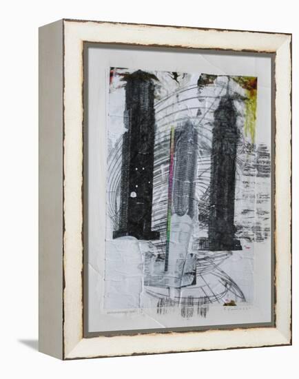 Three Towers-Enrico Varrasso-Framed Stretched Canvas