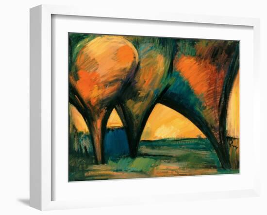 Three Trees, 1965-Emil Parrag-Framed Giclee Print