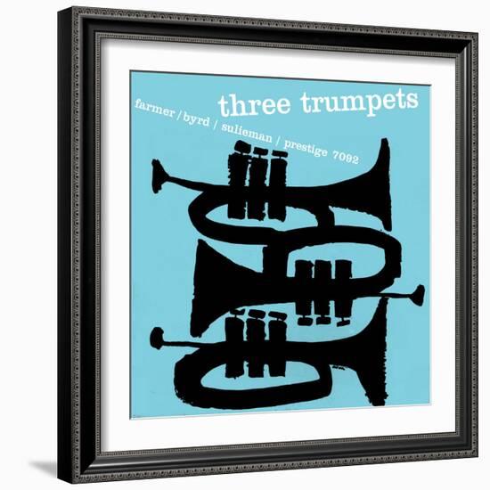 Three Trumpets--Framed Art Print