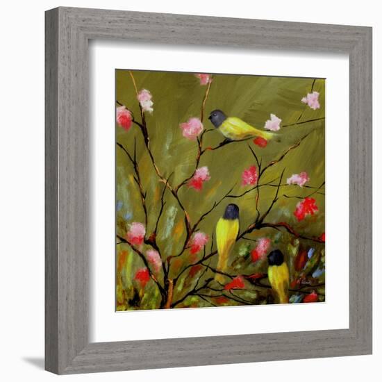 Three Tweets-Ruth Palmer-Framed Art Print