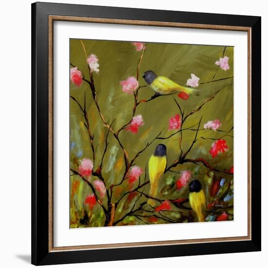 Three Tweets-Ruth Palmer-Framed Art Print