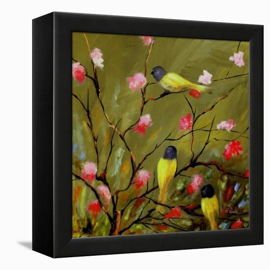 Three Tweets-Ruth Palmer-Framed Stretched Canvas