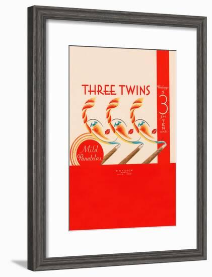 Three Twins Mild Panatelas-null-Framed Art Print