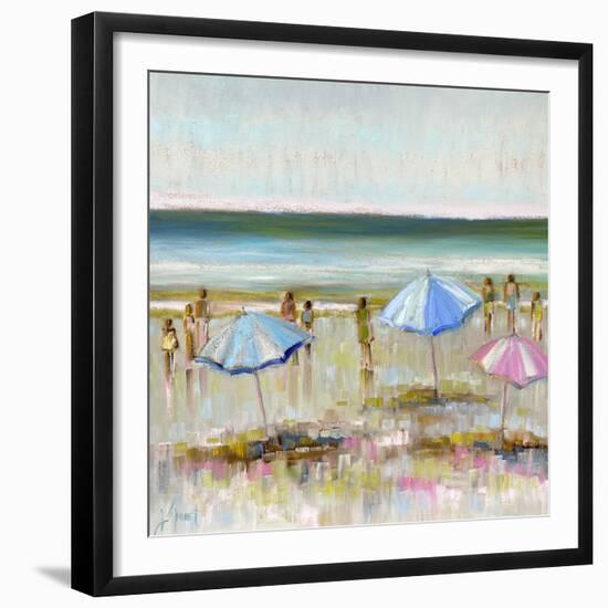 Three Umbrellas-Libby Smart-Framed Art Print