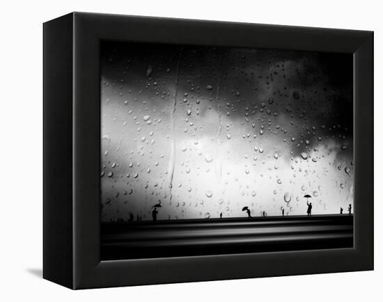 Three Umbrellas-Josh Adamski-Framed Premier Image Canvas