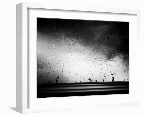 Three Umbrellas-Josh Adamski-Framed Photographic Print