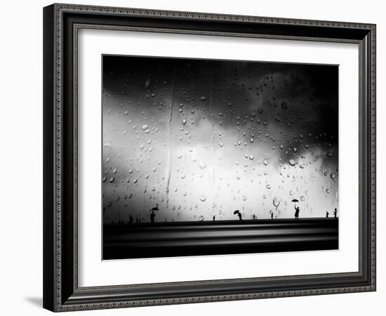 Three Umbrellas-Josh Adamski-Framed Photographic Print