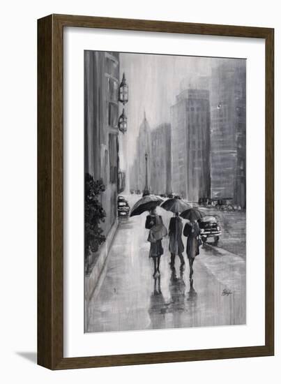 Three Umbrellas-Farrell Douglass-Framed Giclee Print