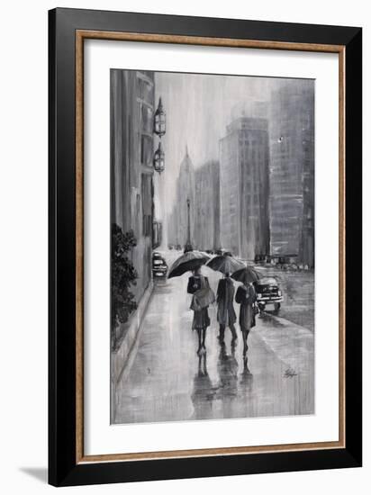 Three Umbrellas-Farrell Douglass-Framed Giclee Print