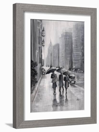 Three Umbrellas-Farrell Douglass-Framed Giclee Print