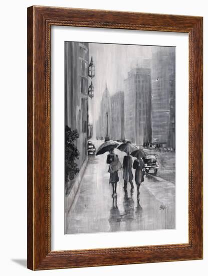 Three Umbrellas-Farrell Douglass-Framed Giclee Print