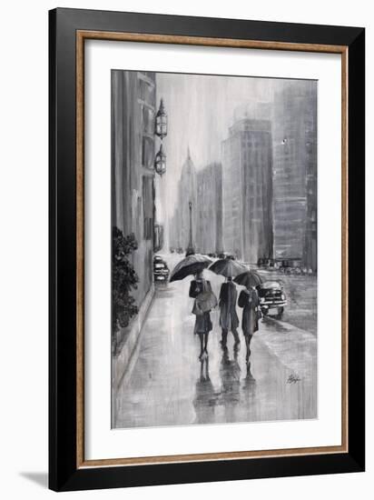 Three Umbrellas-Farrell Douglass-Framed Giclee Print