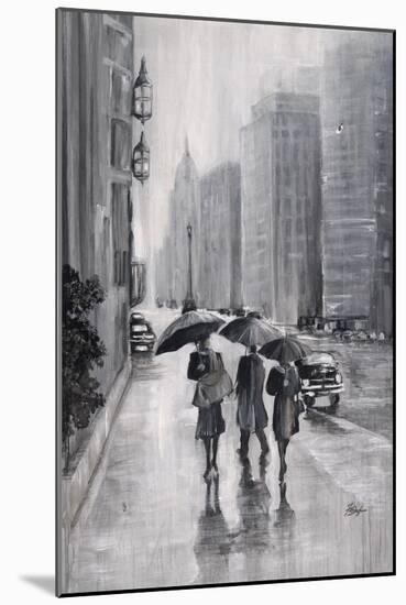 Three Umbrellas-Farrell Douglass-Mounted Giclee Print