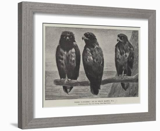 Three Watchers-Henry Stacey Marks-Framed Giclee Print