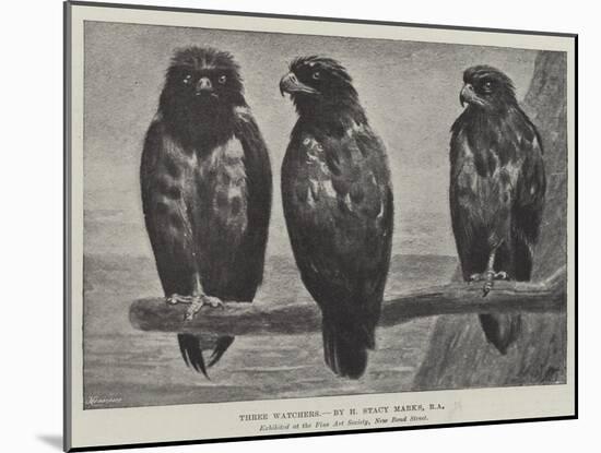 Three Watchers-Henry Stacey Marks-Mounted Giclee Print