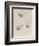 Three Whistler Butterflies (Crayon & Chinese White on Lithographic Transfer Paper)-James Abbott McNeill Whistler-Framed Giclee Print