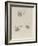 Three Whistler Butterflies (Crayon & Chinese White on Lithographic Transfer Paper)-James Abbott McNeill Whistler-Framed Giclee Print