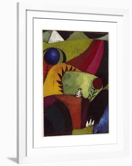 Three White Campanulas, 1920-Paul Klee-Framed Giclee Print