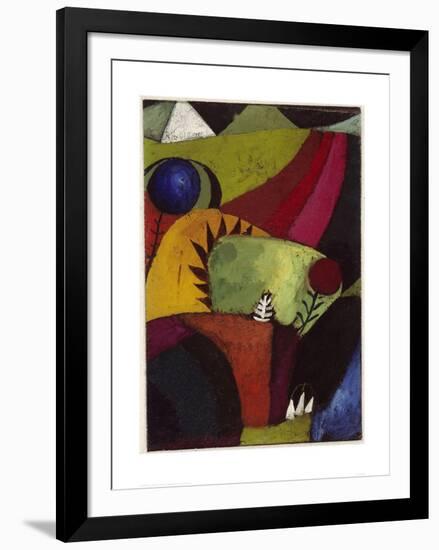 Three White Campanulas, 1920-Paul Klee-Framed Giclee Print