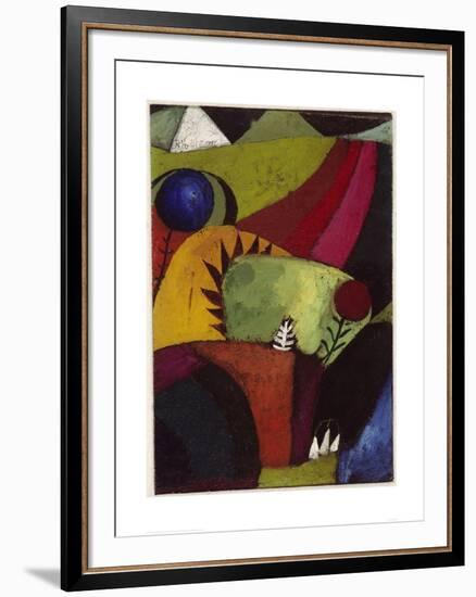 Three White Campanulas, 1920-Paul Klee-Framed Giclee Print