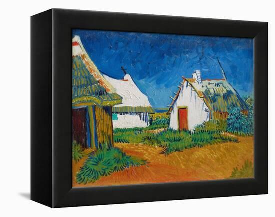 Three White Cottages in Saintes-Maries, 1888 (Oil on Canvas)-Vincent van Gogh-Framed Premier Image Canvas