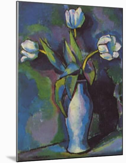 Three White Tulips-Charles Sheeler-Mounted Art Print