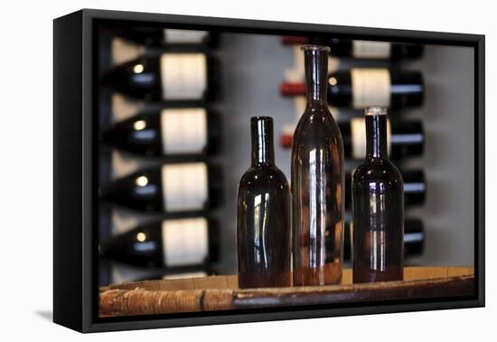 Three Wine Bottles-Matt Freedman-Framed Premier Image Canvas