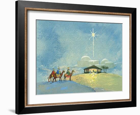 Three Wise Men, 2008-David Cooke-Framed Giclee Print