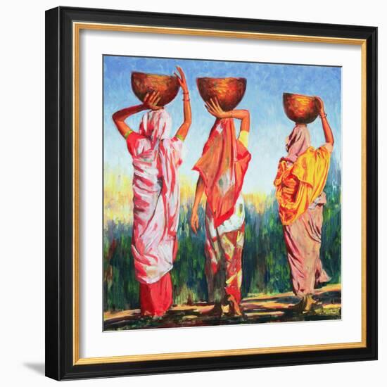 Three Women, 1993-Tilly Willis-Framed Giclee Print