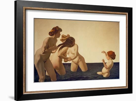 Three Women and a Girl-Félix Vallotton-Framed Giclee Print