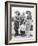 Three Women Going Fishing with Huge Hats-null-Framed Photo