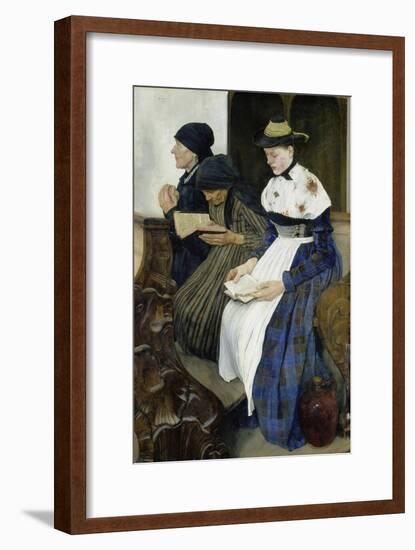 Three Women in Church, 1878/82-Wilhelm Leibl-Framed Giclee Print