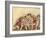 Three Women on a Red Sofa (W/C on Paper)-Jules Pascin-Framed Giclee Print