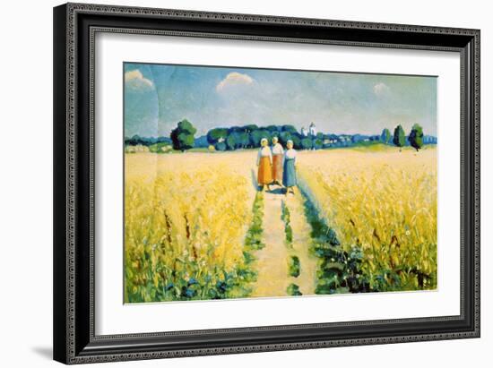 Three Women on the Road, after 1927-Kazimir Malevich-Framed Giclee Print