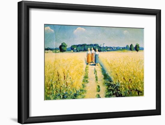 Three Women on the Road, after 1927-Kazimir Malevich-Framed Giclee Print