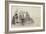 Three Women Seated on Chairs on a Beach-Eugene Louis Boudin-Framed Giclee Print