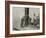 Three Workers Securing a Rivet, Empire State Building, 1931 (Gelatin Silver Print)-Lewis Wickes Hine-Framed Giclee Print