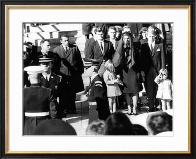 Three Year Old John F Kennedy Jr Salutes His Father S Flag Draped