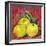 Three Yellow Apples-Blenda Tyvoll-Framed Art Print