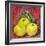 Three Yellow Apples-Blenda Tyvoll-Framed Art Print