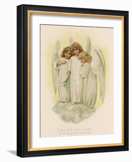 Three Young Angels-Phillips Brooks-Framed Photographic Print