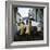 Three Young Boys Posing Against Old White American Car, Havana, Cuba, West Indies, Central America-Lee Frost-Framed Photographic Print