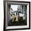 Three Young Boys Posing Against Old White American Car, Havana, Cuba, West Indies, Central America-Lee Frost-Framed Photographic Print