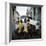 Three Young Boys Posing Against Old White American Car, Havana, Cuba, West Indies, Central America-Lee Frost-Framed Photographic Print