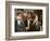 Three Young Newsboys Smoking, Saint Louis, Missouri, Usa, 1910 (Colouredphoto)-Lewis Wickes Hine-Framed Giclee Print