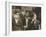 Three Young Newsboys Smoking, Saint Louis, Missouri, USA, circa 1910-Lewis Wickes Hine-Framed Photographic Print