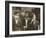 Three Young Newsboys Smoking, Saint Louis, Missouri, USA, circa 1910-Lewis Wickes Hine-Framed Photographic Print