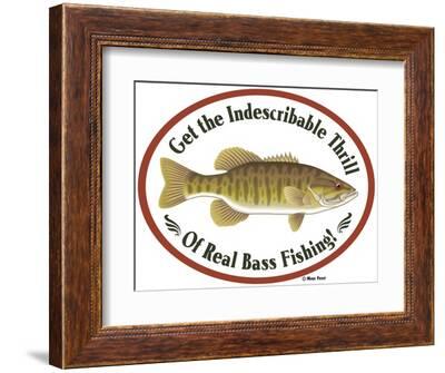 Thrill Of Bass Fishing Art Print by Mark Frost - Pixels Merch